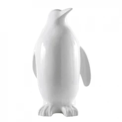 Maisons Du Monde Objets Déco De Jardin Déco De Jardin Manchot En Résine Blanche H 88 Cm