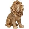 Kare Design Bustes Et Statues Déco Lion Assis En Fibre De Verre Dorée H42
