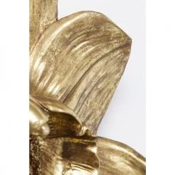 Kare Design Bustes Et Statues Déco Murale Orchidée Dorée En Polyrésine H44 -Décoration de porte Soldes deco murale orchidee doree en polyresine h44 4