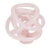 Maisons Du Monde Bustes Et Statues Déco Nœud En Verre Teinté Rose