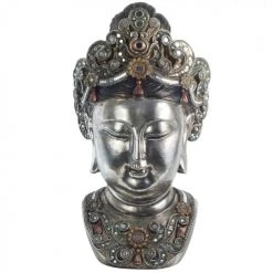 Signes Grimalt Bustes Et Statues Grande Statue En Résine Tête Bouddha H60cm