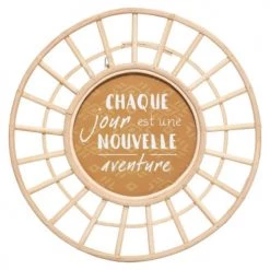 Decoratie Cadres Et Albums Photos Lot De 2 Cadres Rotin -Décoration de porte Soldes lot de 2 cadres rotin 2