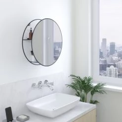 Umbra Cadres Et Albums Photos Miroir Ovale 45,7 X 61 Cm Hub -Décoration de porte Soldes miroir ovale 45 7 x 61 cm hub 4