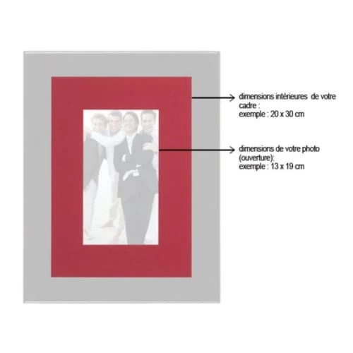 Ceanothe Cadres Et Albums Photos Passe-partout Carton Bleu Clair 30x40 Cm Ouverture 20x30 Cm 2 Ceanothe Cadres Et Albums Photos Passe-partout Carton Bleu Clair 30x40 Cm Ouverture 20x30 Cm – Image 2