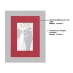 Ceanothe Cadres Et Albums Photos Passe-partout En Carton Noir 40x50 Cm Ouverture 30x40 Cm -Décoration de porte Soldes passe partout en carton noir 40x50 cm ouverture 30x40 cm 3