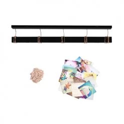 Umbra Cadres Et Albums Photos Pêle-mêle Mural Pour Environ 40 Photos, En Bois Noir Laqué -Décoration de porte Soldes pele mele mural pour environ 40 photos en bois noir laque 5