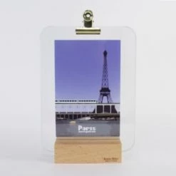 Reine Mère Cadres Et Albums Photos Porte Photo Verrière Pince Dorée 21x15cm -Décoration de porte Soldes porte photo verriere pince doree 21x15cm 3