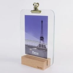 Reine Mère Cadres Et Albums Photos Porte Photo Verrière Pince Dorée 21x15cm -Décoration de porte Soldes porte photo verriere pince doree 21x15cm 4