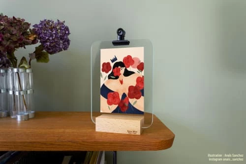 Reine Mère Cadres Et Albums Photos Porte Photo Verrière Pince Noire 21x15cm 2 Reine Mère Cadres Et Albums Photos Porte Photo Verrière Pince Noire 21x15cm – Image 2