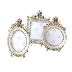 Wadiga Cadres Et Albums Photos Set De 3 Cadres Photos Classiques à Poser En Résine Argentée