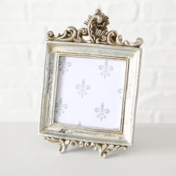 Wadiga Cadres Et Albums Photos Set De 3 Cadres Photos Classiques à Poser En Résine Argentée -Décoration de porte Soldes set de 3 cadres photos classiques a poser en resine argentee 4