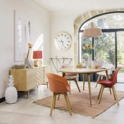 Maisons Du Monde Objets Déco De Jardin Statue Ananas En Céramique Blanche D.44cm -Décoration de porte Soldes statue ananas en ceramique blanche d 44cm 1000 5 38 165432 10