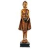 Maisons Du Monde Objets Déco De Jardin Statue Bouddha Debout En Résine Dorée H 142 Cm