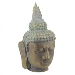 MOYCOR Bustes Et Statues Statue Buddha En Résine Bronzée