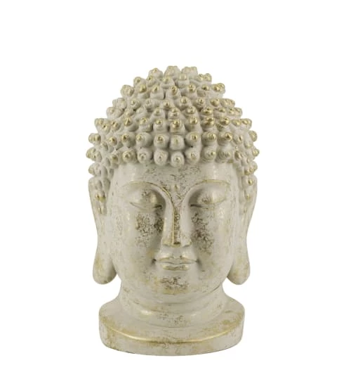 MOYCOR Bustes Et Statues Statue Buddha En Résine Dorée 2 MOYCOR Bustes Et Statues Statue Buddha En Résine Dorée – Image 2