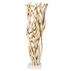 Maisons Du Monde Bustes Et Statues Statue En Branches De Vigne Et Métal Blanc H120