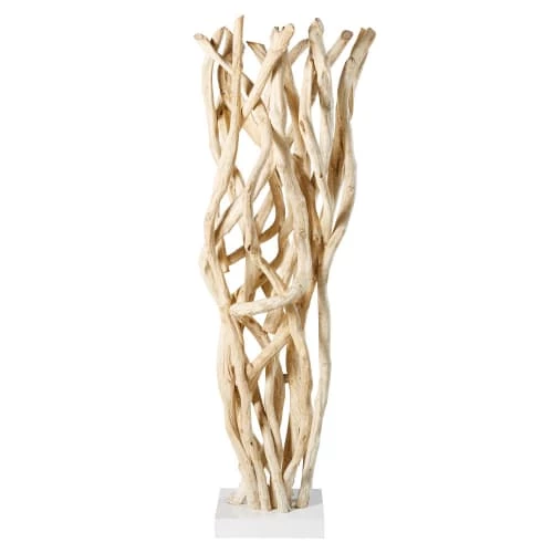 Maisons Du Monde Bustes Et Statues Statue En Branches De Vigne Et Métal Blanc H120 1 Maisons Du Monde Bustes Et Statues Statue En Branches De Vigne Et Métal Blanc H120