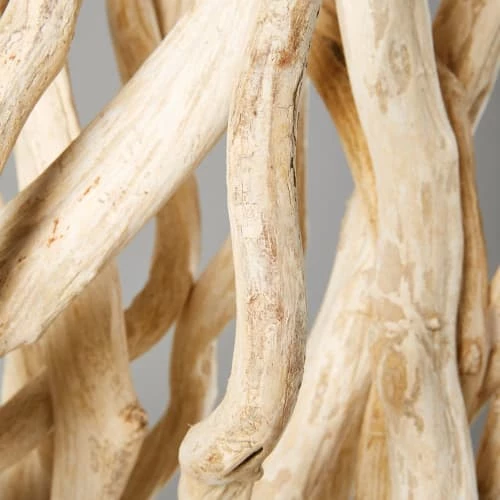 Maisons Du Monde Bustes Et Statues Statue En Branches De Vigne Et Métal Blanc H120 3 Maisons Du Monde Bustes Et Statues Statue En Branches De Vigne Et Métal Blanc H120 – Image 3