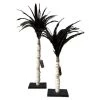 My Bliss Home Bustes Et Statues Statue En Coquillages Et Plumes H30 Cm