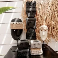 My Bliss Home Bustes Et Statues Statue En Pierre H22 X L7 Cm -Décoration de porte Soldes statue en pierre h22 x l7 cm 3