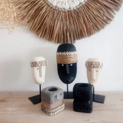 My Bliss Home Bustes Et Statues Statue En Pierre H22 X L7 Cm -Décoration de porte Soldes statue en pierre h22 x l7 cm 4