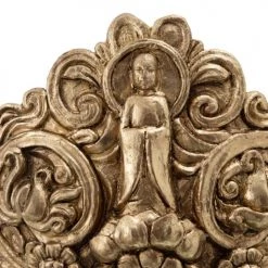 Signes Grimalt Bustes Et Statues Statue En Résine Tête Bouddha H45cm -Décoration de porte Soldes statue en resine tete bouddha h45cm 3