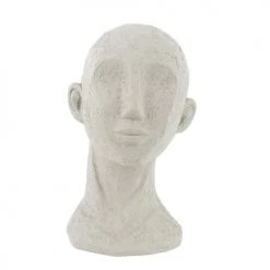 Present Time Bustes Et Statues Statue Face Art Blanche H25cm