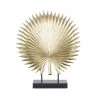 Maisons Du Monde Bustes Et Statues Statue Feuille En Résine Dorée Et Métal Noir H45