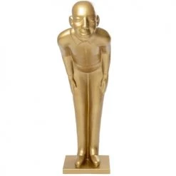 Kare Design Bustes Et Statues Statue Homme En Fibre De Verre Dorée H164