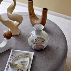 Bloomingville Bustes Et Statues Statue Lila Grès Céramique H40cm -Décoration de porte Soldes statue lila gres ceramique h40cm 2