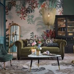 Maisons Du Monde Bustes Et Statues Statue Lionne En Polyrésine Dorée H90 -Décoration de porte Soldes statue lionne en polyresine doree h90 1000 14 28 226471 3