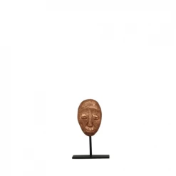 Now’s Home Bustes Et Statues Statue Masque En Résine Bronze