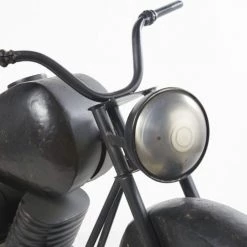 Maisons Du Monde Bustes Et Statues Statue Moto En Métal Noir Effet Vieilli L145 -Décoration de porte Soldes statue moto en metal noir effet vieilli l145 1000 13 5 189835 3