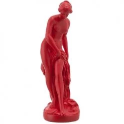Ixia Bustes Et Statues Statue Nu Féminin Rouge H29cm