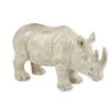 Maisons Du Monde Bustes Et Statues Statue Rhinocéros Grise Et Dorée H53