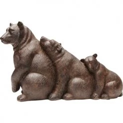 Kare Design Bustes Et Statues Statuette Ours Sieste En Polyrésine Marron H20