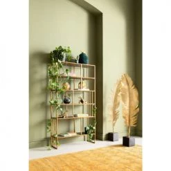 Kare Design Bustes Et Statues Statuette Plume De Cygne En Polyrésine Dorée H147 -Décoration de porte Soldes statuette plume de cygne en polyresine doree h147 2