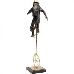 Kare Design Bustes Et Statues Statuette Singe De Cirque En Polyrésine Marron Et Acier Doré H48 -Décoration de porte Soldes statuette singe de cirque en polyresine marron et acier dore h48 3
