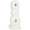 Maisons Du Monde Bustes Et Statues Statuette Totem Effet Pierres Blanches H28