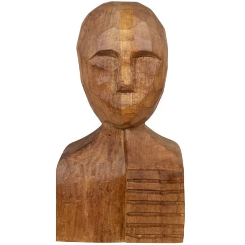 Maisons Du Monde Bustes Et Statues Statut Buste En Bois De Bouleau H25 1 Maisons Du Monde Bustes Et Statues Statut Buste En Bois De Bouleau H25