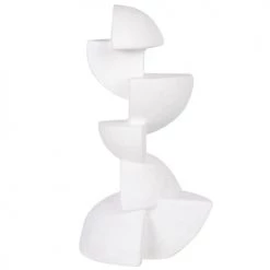 Maisons Du Monde Bustes Et Statues Totem En Ciment Blanc H27