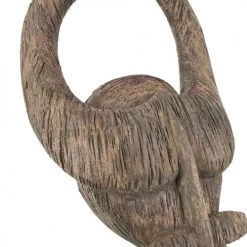 MOYCOR Bustes Et Statues Viking Sculpté En Bois Marron -Décoration de porte Soldes viking sculpte en bois marron 2